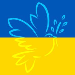 ukraine flag peace dove